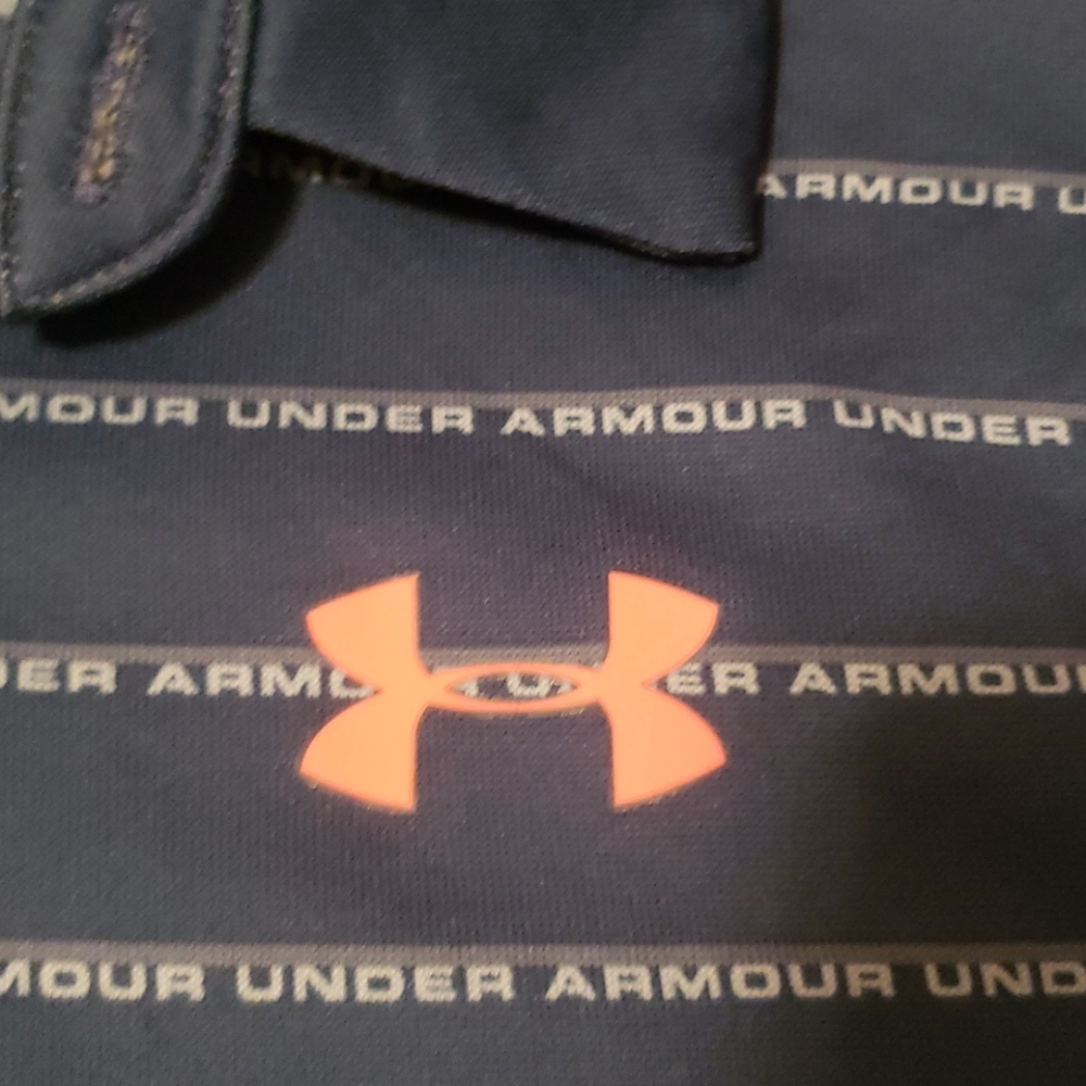 Under Armour Boys Printed Polo Shirt - Picture 5 of 12